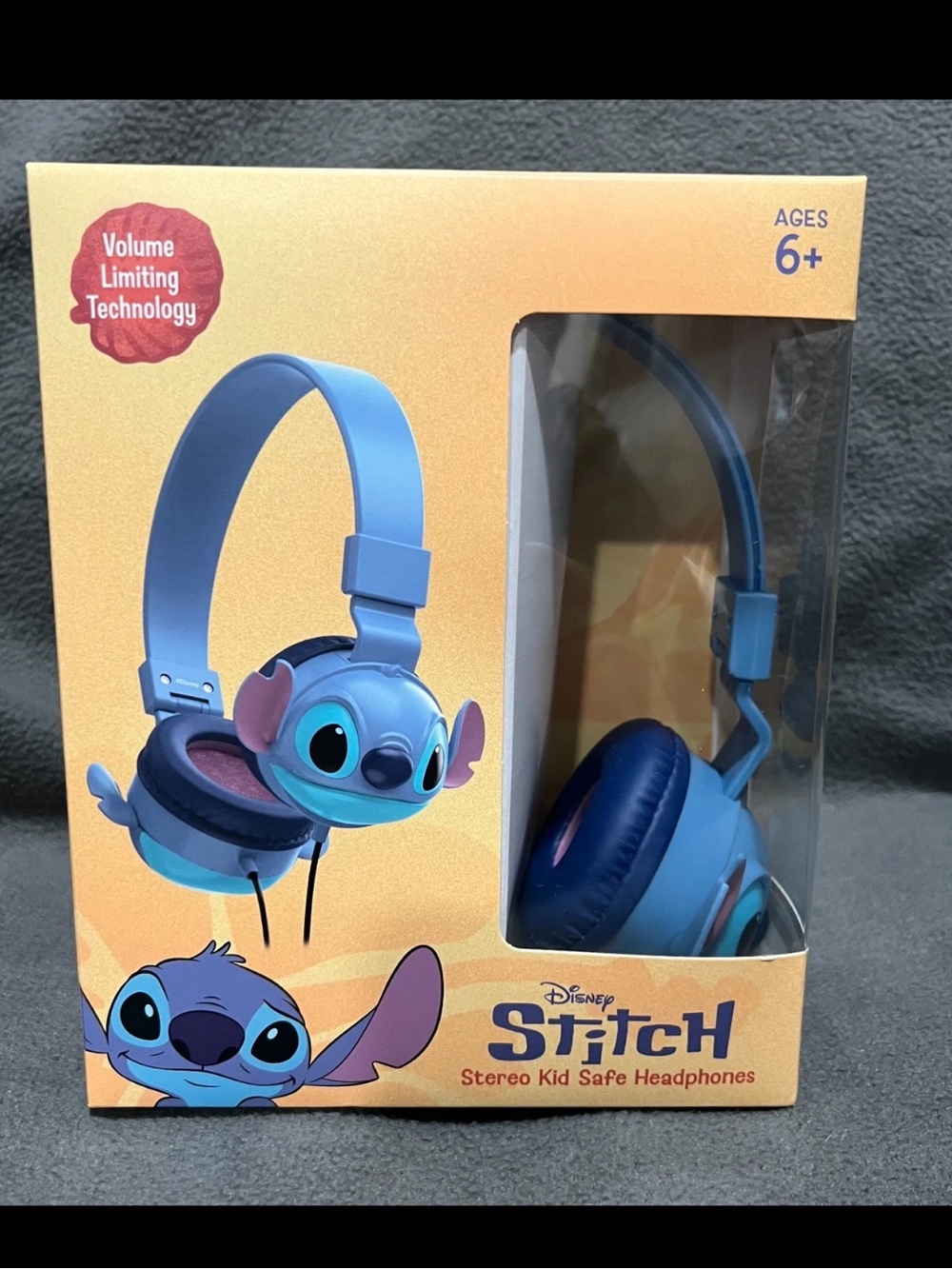Disney Stitch Kids Headphones Blue and Navy